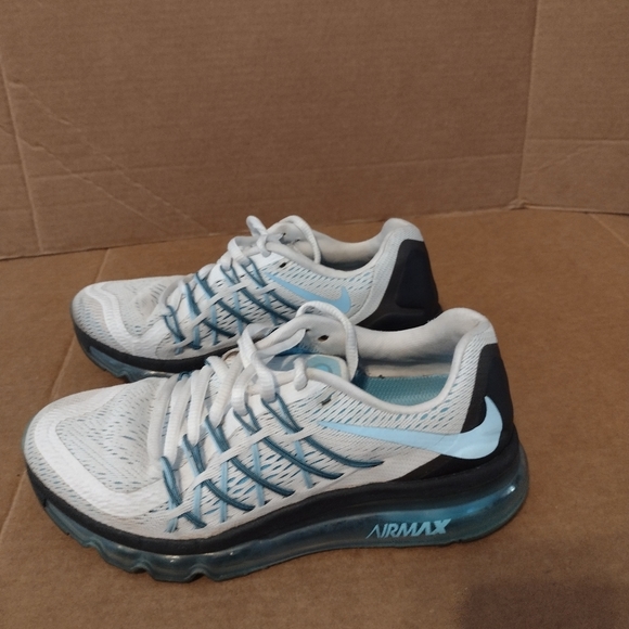Nike Air Max Clear Water Running Sneakers White Shoes 698903-104 Womens Size-5.5 - Picture 8 of 12